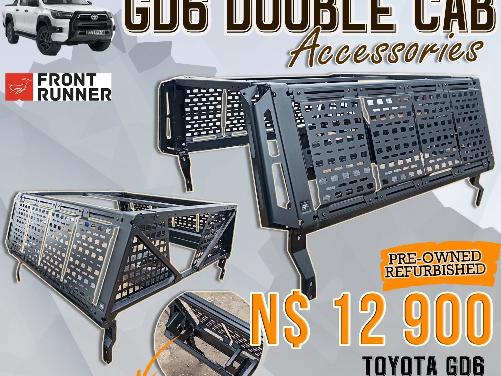 Runner Rails Platform Buy TOYOTA FRONT RUNNER RAILS in Windhoek Namibia