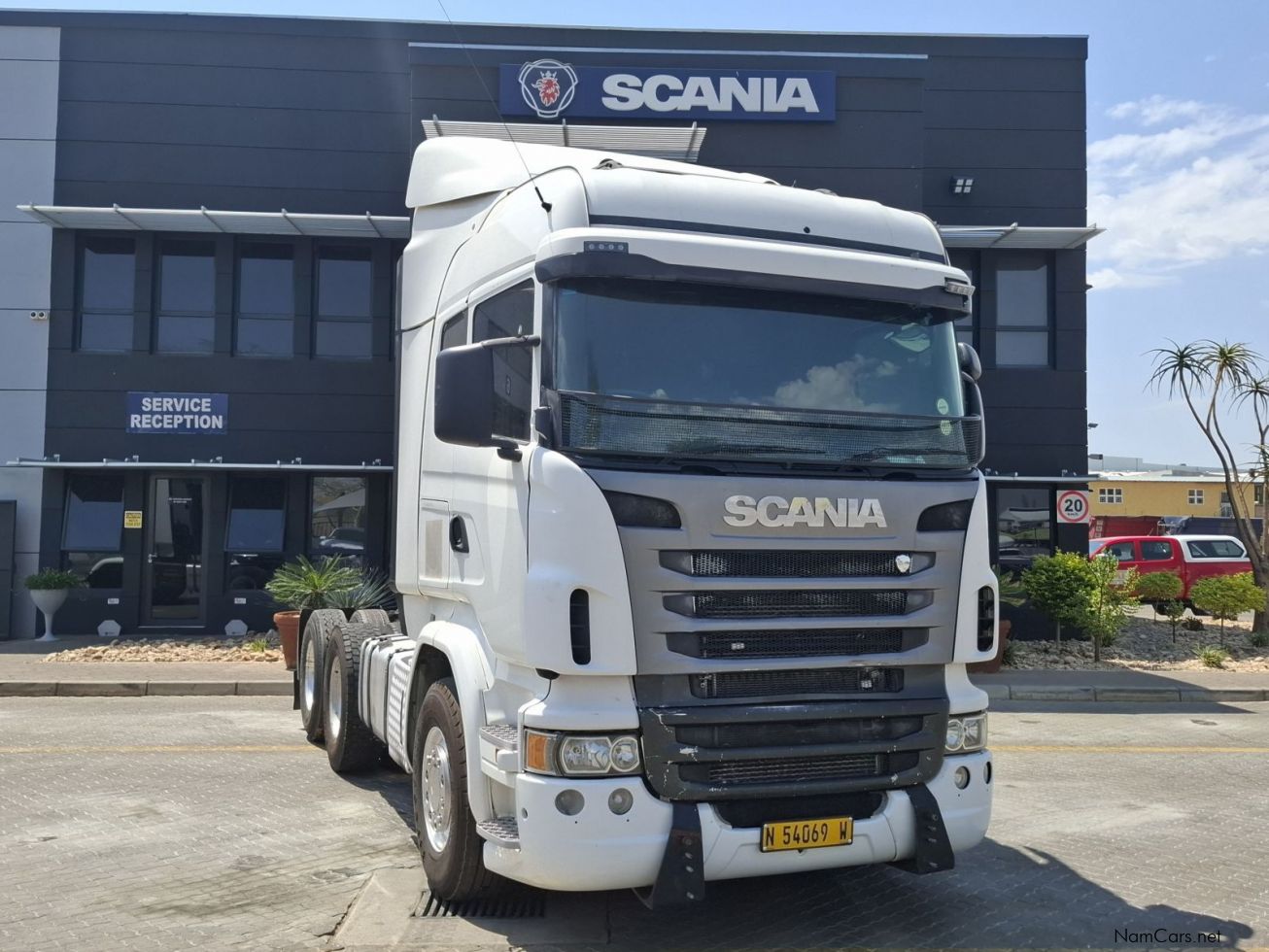 Scania R500 6x4 en Namibia