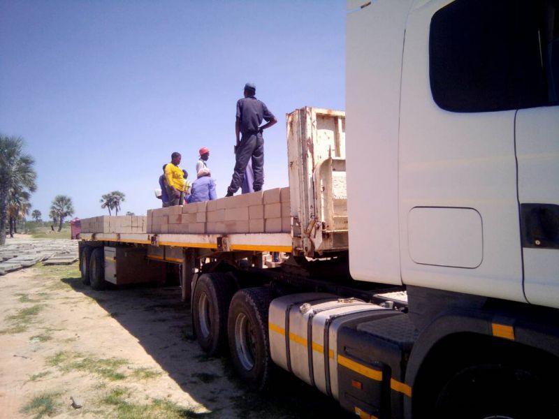 Scania struck  R124 in Namibia