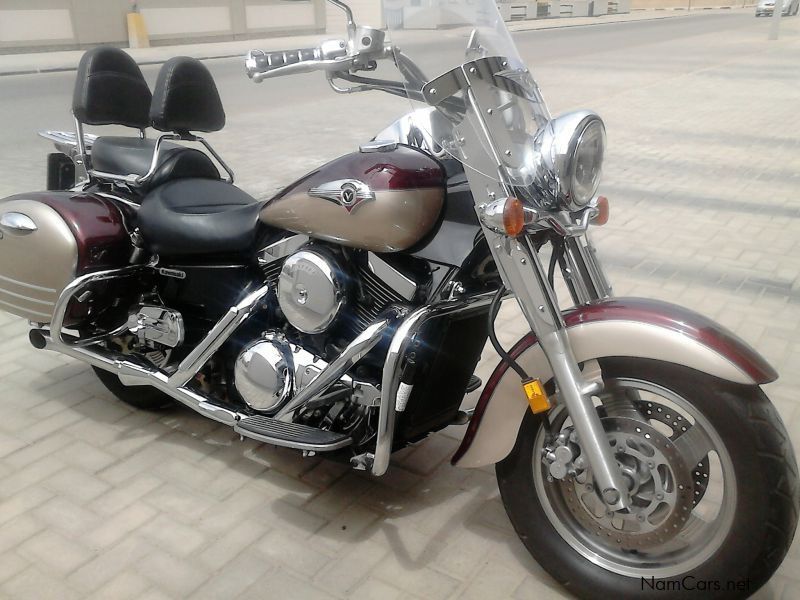 Kawasaki Vulcan Nomad in Namibia