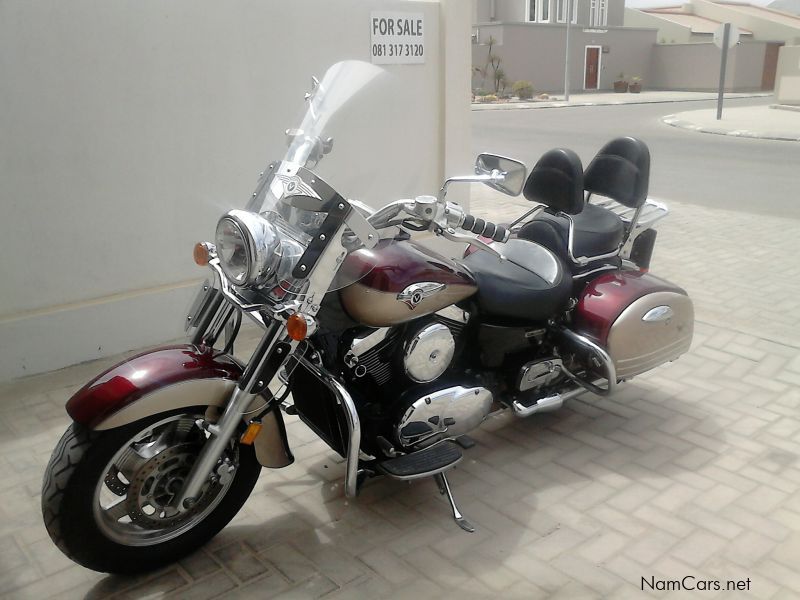 Kawasaki Vulcan Nomad in Namibia