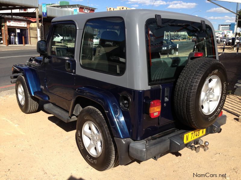 Jeep Wrangler in Namibia