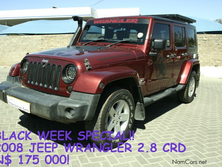 Jeep Wrangler Sahara 2.8 CRD 4 door a/t in Namibia