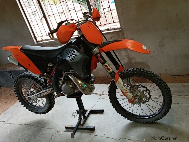 KTM 200xc in Namibia