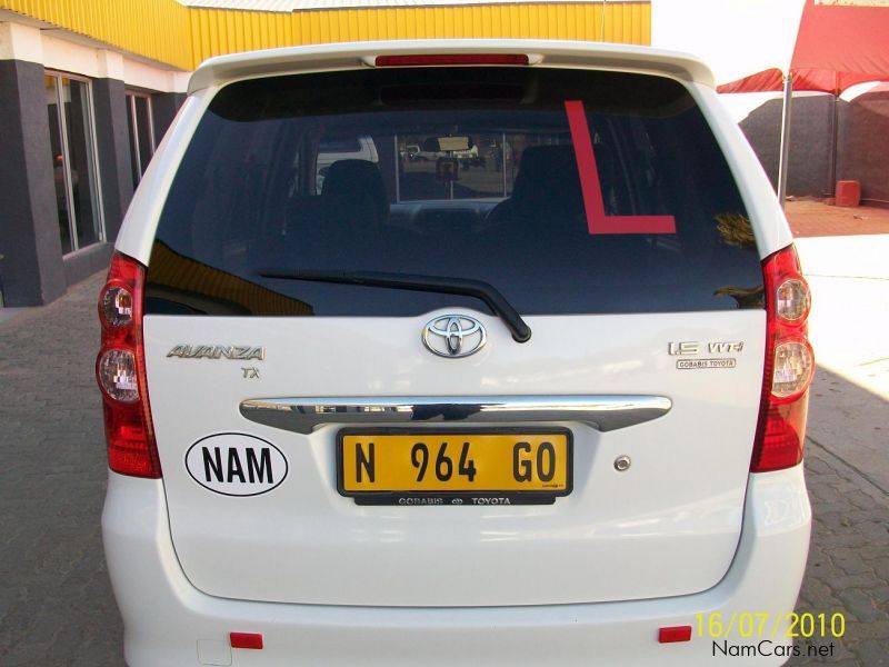 Toyota Avanza in Namibia