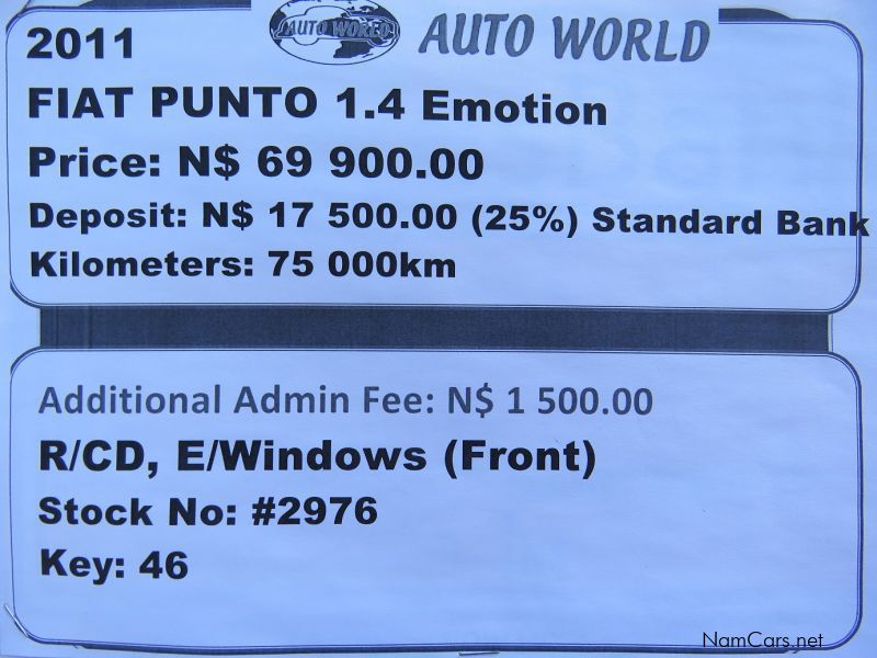 Fiat PUNTO 1,2 in Namibia