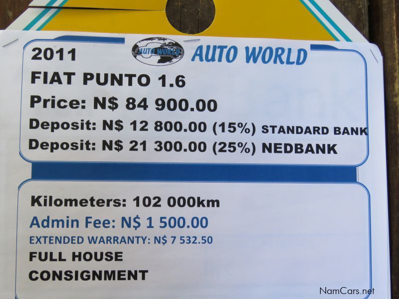 Fiat PUNTO 1.6 in Namibia