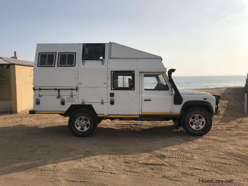 Land Rover Defender camper in Namibia