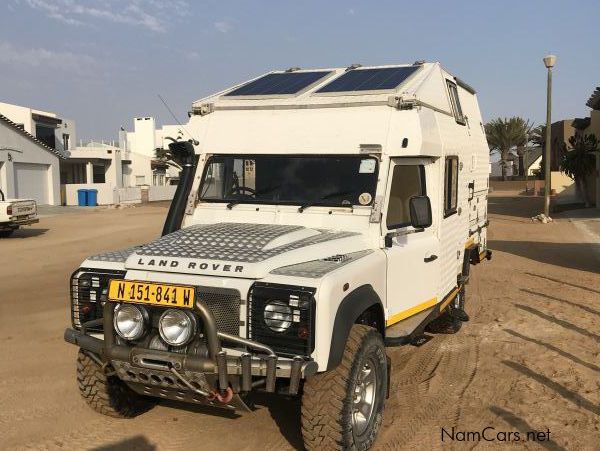 Land Rover Defender camper in Namibia