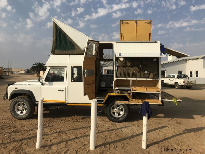 Land Rover Defender camper in Namibia