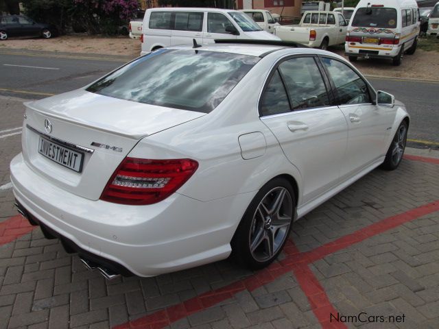 Mercedes-Benz C63 in Namibia