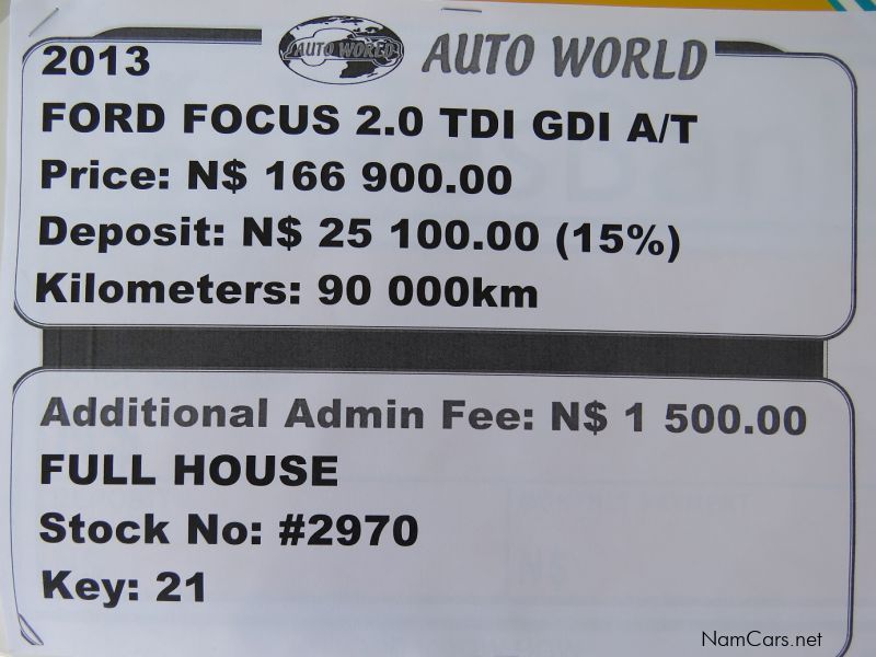 Ford FOCUS 20 GDI in Namibia