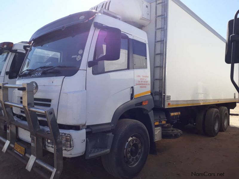 FAW FAW 28.330 6x4 with Isolated Box Body and carrier Freezer Unit in Namibia
