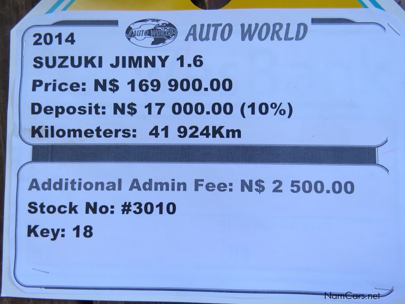 Suzuki JIMNY (DEPOSIT ASSISTANCE ) in Namibia