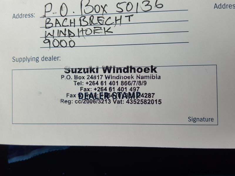 Suzuki Swift in Namibia