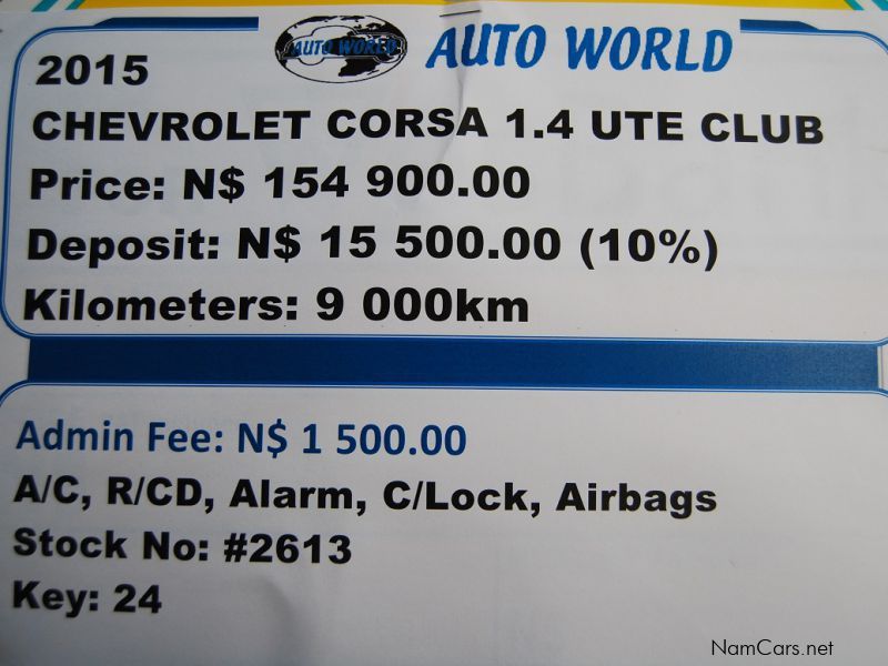 Chevrolet Corsa 1.4 Utility Club in Namibia