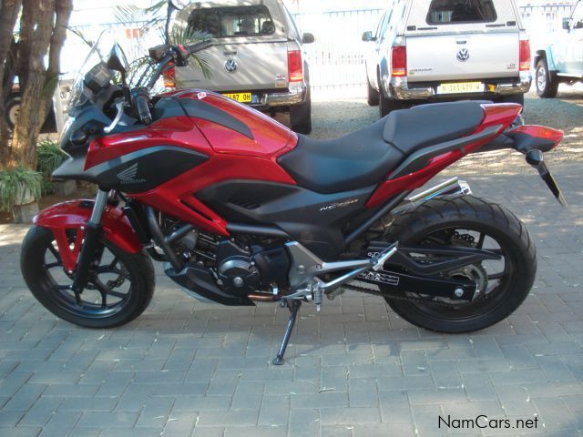 Honda NC750 in Namibia