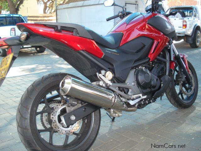 Honda NC750 in Namibia