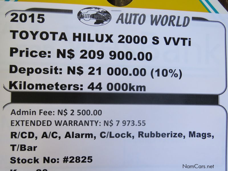 Toyota HILUX 2000 S VVTi in Namibia