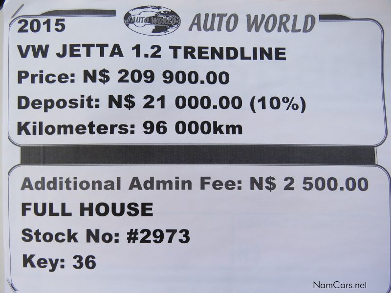 Volkswagen JETTA 1.2 TSI in Namibia