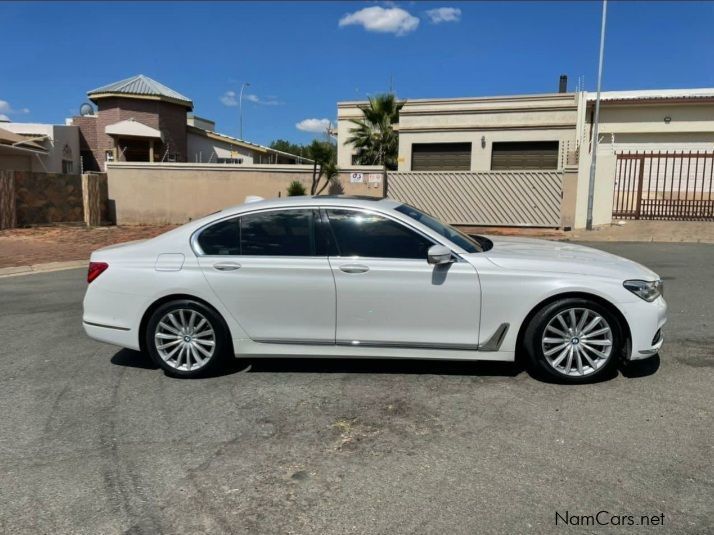 BMW 740i in Namibia