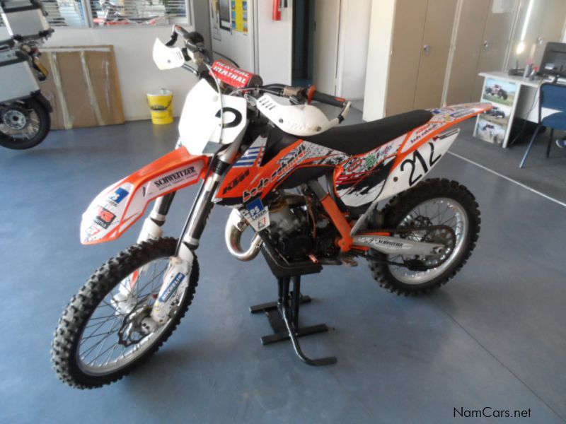 KTM 125 in Namibia