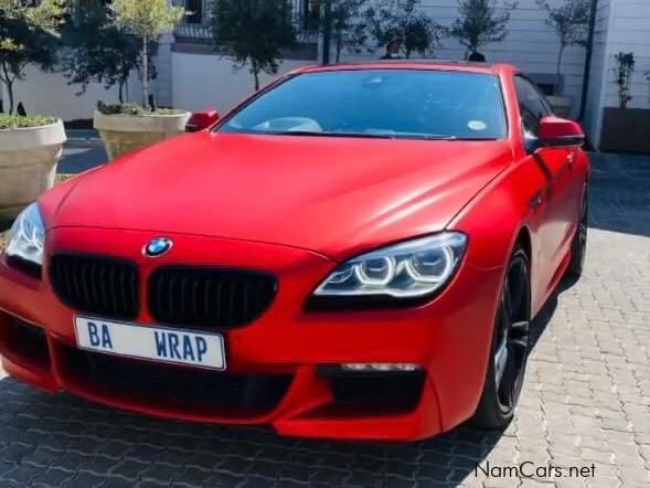 BMW 640i in Namibia