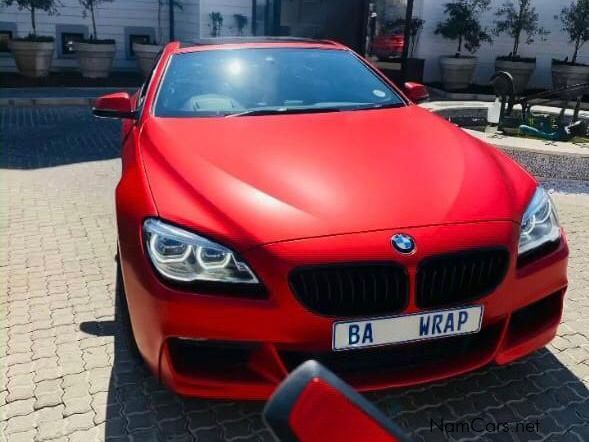 BMW 640i in Namibia