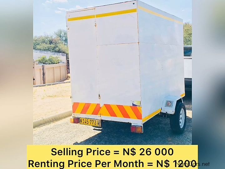 Ruben Nambinga small mobile trailer in Namibia