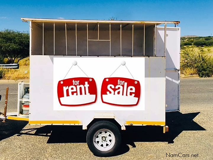 Ruben Nambinga small mobile trailer in Namibia