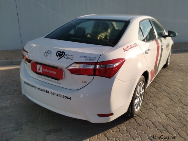 Toyota 1.8 COROLLA QUEST EXCLUSIVE MT in Namibia