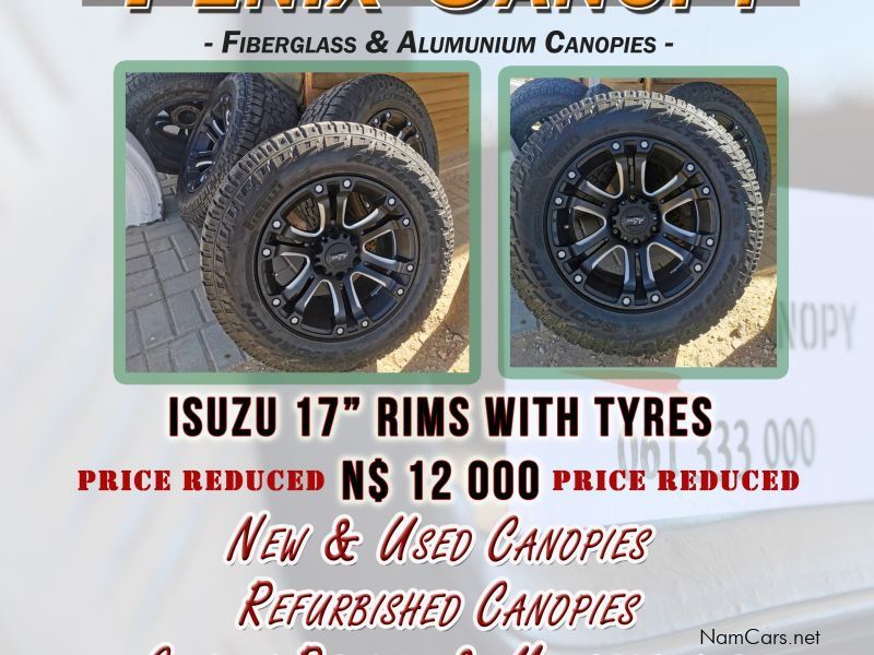 Buy Isuzu Rims + Tyres in Windhoek Namibia
