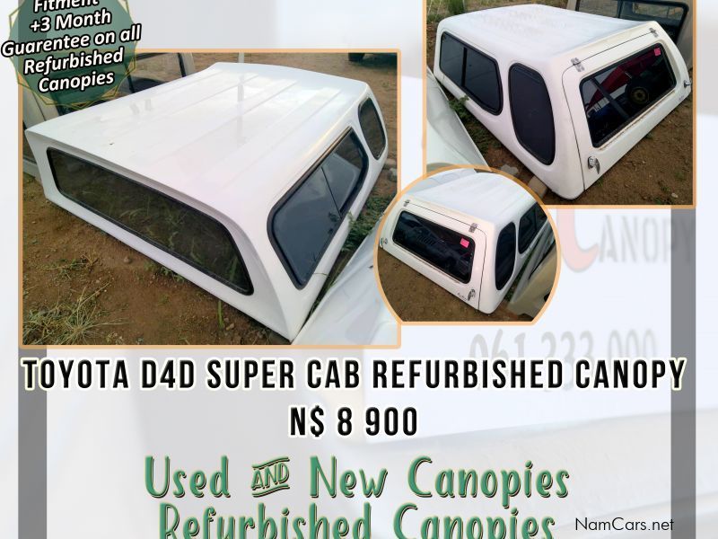 Buy Toyota D4D Super Cab Canopy in Windhoek Namibia
