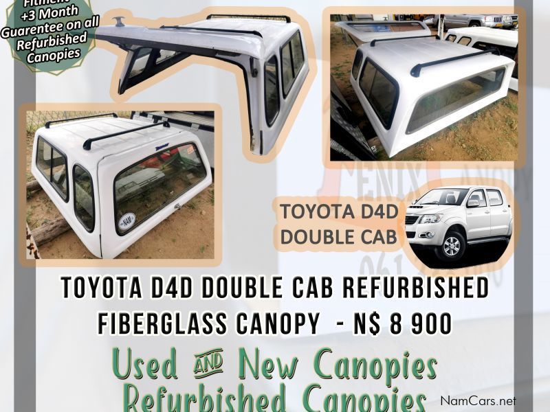 Buy D4D Double Cab Canopy Refurbished in Windhoek Namibia