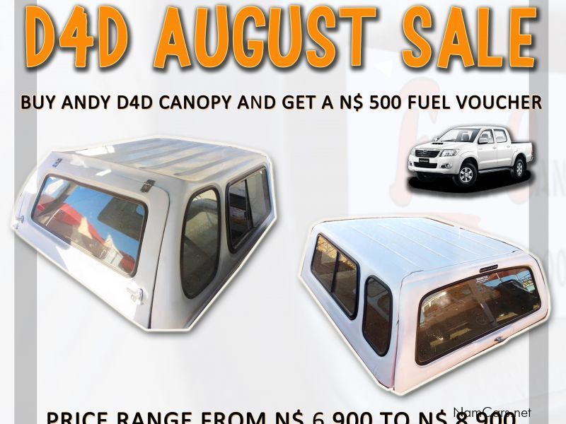 Buy D4D DoubleCab Canopy in Windhoek Namibia