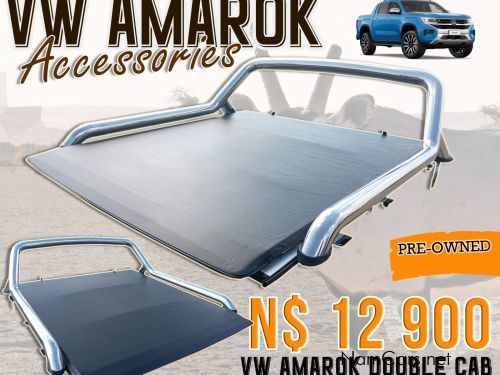 Used VW AMAROK DOUBLE CAB (2022-PRESENT) TONNEAU COVER & ROLL BAR for sale in Windhoek