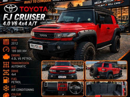 Toyota FJ CRUISER 4.0 V6 4X4 A/T in Namibia