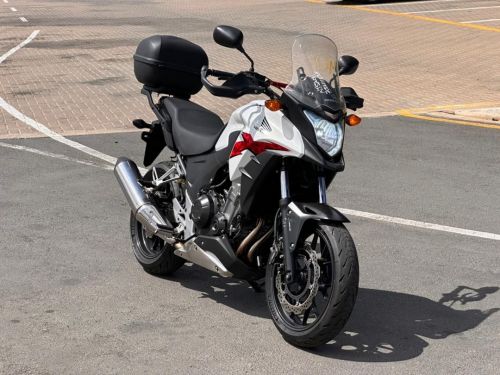 Honda 400X in Namibia