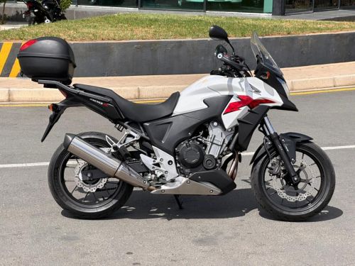 Honda 400X in Namibia