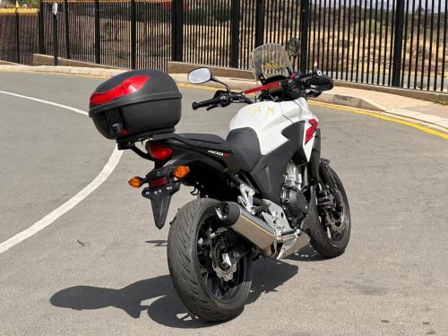Honda 400X in Namibia