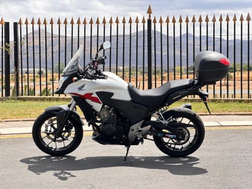 Honda 400X in Namibia
