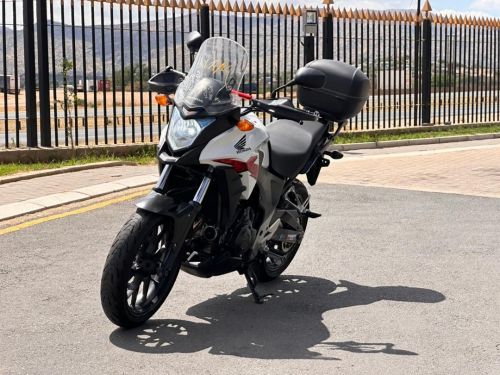 Honda 400X in Namibia