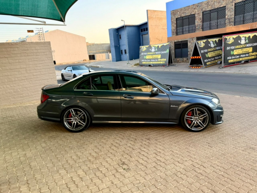 Mercedes-Benz C63 in Namibia