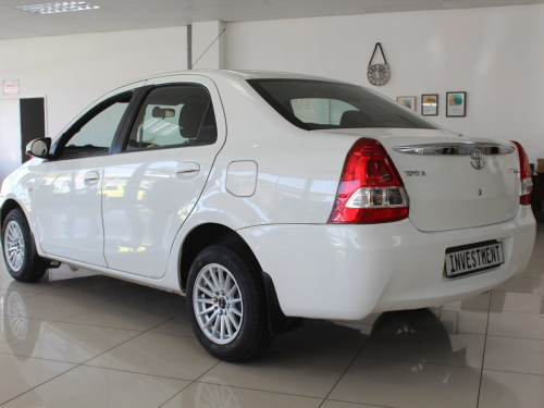 Toyota Etios 1.5 SX sedan 4 door in Namibia