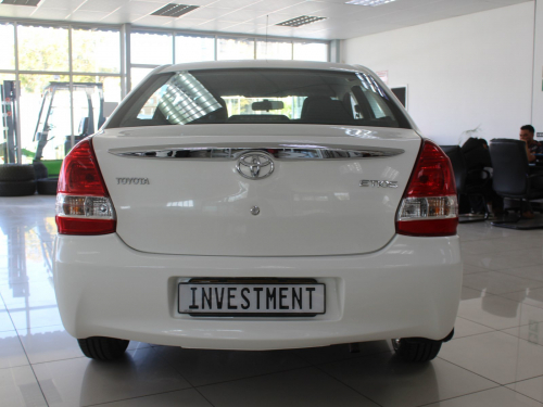 Toyota Etios 1.5 SX sedan 4 door in Namibia