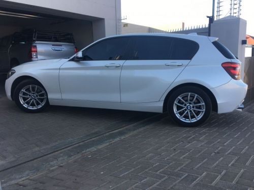 BMW 120d in Namibia