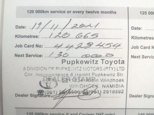 Toyota Land Cruiser in Namibia